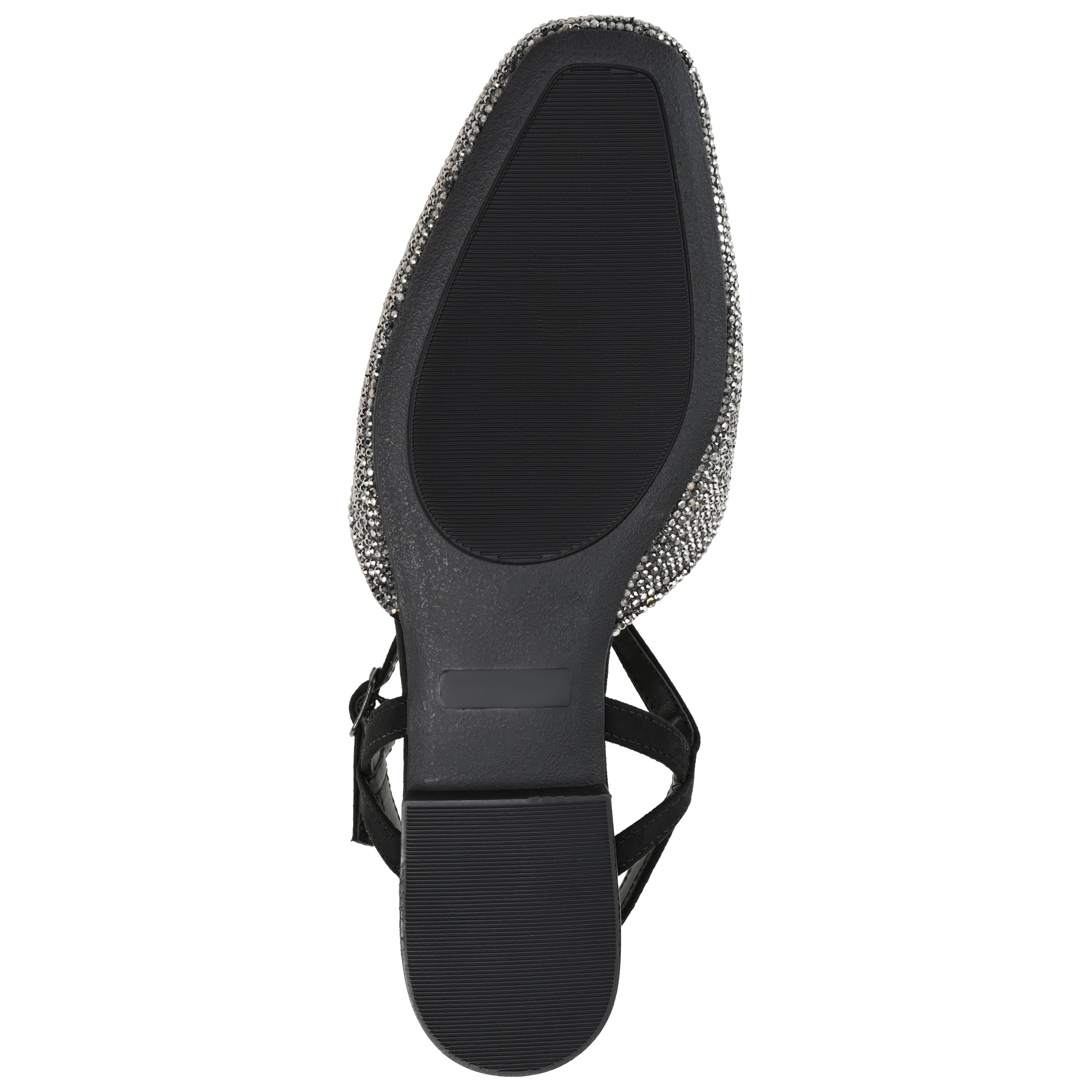 Journee Womens Nysha Buckle Square Toe Ballet Evening Dress Flats