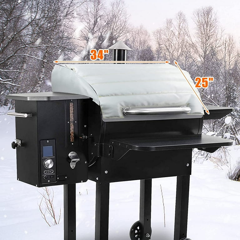Searglow 600D Heavy Duty Grill Cover for Camp Chef Pellet Grills DLX 24 SmokePro Water UV Resistant Walmart