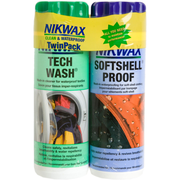 Nikwax Nikwax Softshell Wash and Waterproofing DuoPack