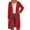 Red, variant on Zeagoo Women's Zip Up Hoodies Oversized Fleece Long Tunic Sweatshirts Casual Long Sleeve Fall and Spring Hoodie Jacket Coat