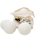 thumbnail image 1 of Bolas De Lavandería De Lana, Secador De Lana Natural De 6 Piezas Con Bolsa Con Cordón Para Lavar Ropa, 1 of 8