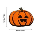 thumbnail image 3 of Kbndieu Halloween Bathroom Rugs Mat, Gothic Pumpkin Decor Bath Mat Water Absorbent Non-Slip Washable for Shower Tub, Microfiber Absorbent Carpet for Bedroom Living Room Home Decoration, 3 of 7