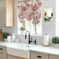 thumbnail image 5 of Pink Spring Floral Balloon Curtains for Windows, Bedroom Curtains 54 Inch Length, Vintage Summer Botanical Tie Up Curtains Panels Thermal Insulated Bathroom Curtains Window 42"x54", 5 of 8