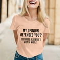 thumbnail image 2 of T-shirts Sarcastiques pour Femmes avec Phrases Amusantes T-Shirts Graphiques Originaux pour Femmes, 2 of 5