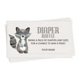 thumbnail image 1 of Inkdotpot 30Baby ShowerDiaper Raffle Ticket Lottery Insert Cards Supplies Games For Baby Shower Party Jungle Animals Bring A Pack Of Diapers To Win Favors Gifts And Prizes, 1 of 5