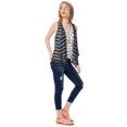 thumbnail image 2 of Suéter de Punto Aeropostale con Rayas Marled para Mujer Negro Extra Pequeño, 2 of 2