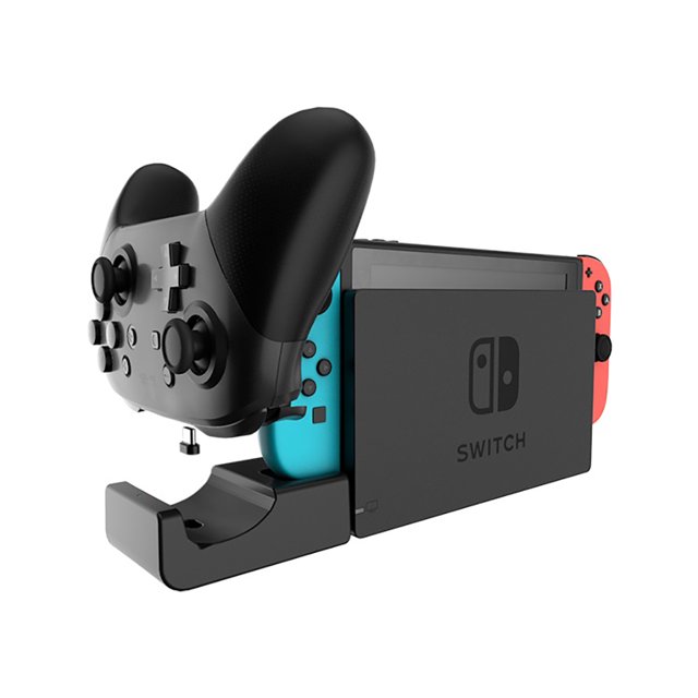 Soporte cargador para mandos Switch PRO, mini estación de carga con puerto USB tipo C para Nintendo Switch/Switch OLED