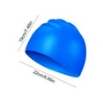 thumbnail image 6 of Yooshoverk Swim Cap Silicone Unisex Design High Elasticity Waterproof Non-Slip Comfort Leak-Proof Pool Home Swimming Use, 6 of 6