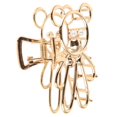thumbnail image 3 of Hair Styling Clips Bear Shaped Metal Hair Clip for Everyday Wearing Golden Zinc Alloy Daily Use 1Pcs, 3 of 5