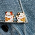 thumbnail image 3 of HOOUN Christmas Pin Brooch Badge Fashion Chest Brooch Jewelry Cats Money-grubber Cute-D, 3 of 9