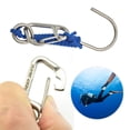 thumbnail image 6 of BLEEUS Scuba Diving Reef Hook With 120cm Spiral Coil Lanyard For Drift Diving Diving Equipment (Blue), 6 of 10
