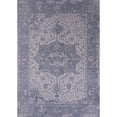thumbnail image 1 of Ahgly Company Indoor Rectangle Mid-Century Modern Slate Blue Grey Blue Area Rugs, 3' x 5', 1 of 1