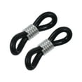 thumbnail image 2 of Zcyifa 100pcs Silicone Eyeglass Chain Ends Adjustable Holder for Men Black, 2 of 10