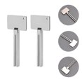 thumbnail image 4 of MIANGASTORE 2Pcs Metal Toothpaste Squeezers Key Dispenser Rollers Key Tube Squeezer Toothpaste Clip, 4 of 9