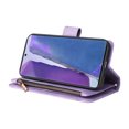 thumbnail image 2 of Case for Samsung Galaxy Note 20 5G Cover Zipper Pocket Wallet Case Magnetic Protective - Purple, 2 of 5