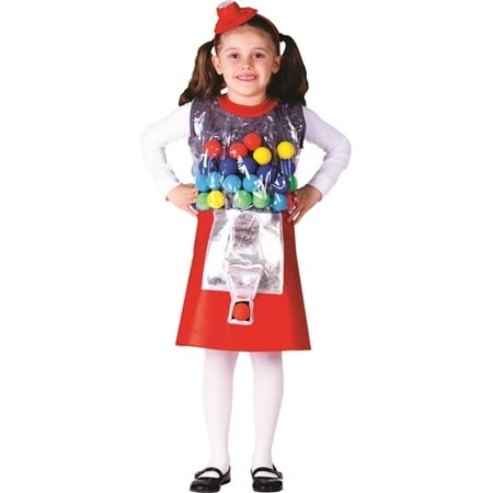 Gumball Machine Girl's Halloween Costume T2