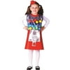 Gumball Machine Girl's Halloween Costume S(4-6)