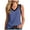 Blue, variant on vigerkar Womens V Neck Tank Tops Summer Cute Loose Fit V Back Sleeveless Shirts (White, M)