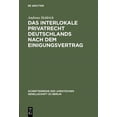 thumbnail image 1 of Pre-Owned Schriftenreihe der Juristischen Gesellschaft Zu Berlin: Das Interlokale Privatrecht Deutschlands nach dem Einigungsvertrag (Hardcover), 1 of 1