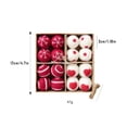 thumbnail image 4 of Qocolhg Christmas Felt Balls, 16 Pcs Christmas Ball Ornaments in Wool Felt Christmas Hanging Ornaments Balls for Christmas Tree Decorations, Christmas Ornaments Clearance, 4 of 4