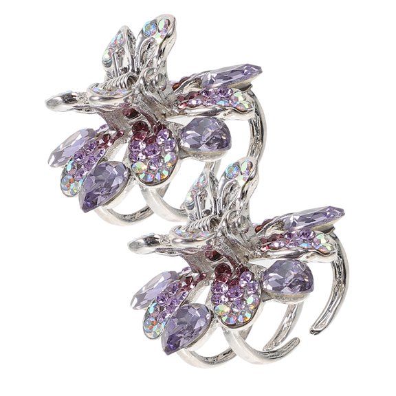ELAYARD 2-Pack Small Metal Hair Clips for Women, Hair Accessories for Styling and Organization