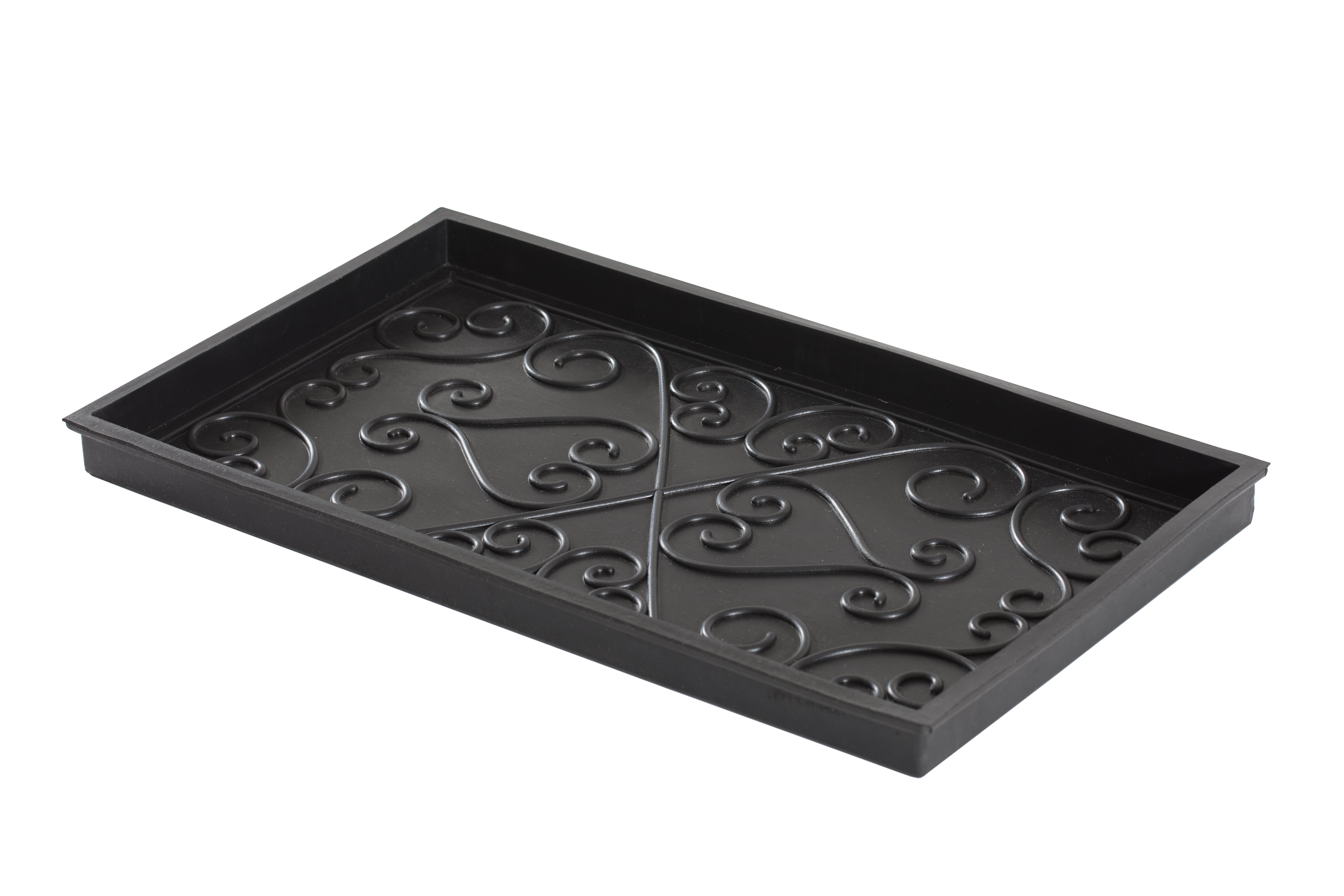 Natural & Recycled Rubber Boot Tray with Tan & Multi Coir Insert
