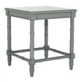 thumbnail image 2 of SAFAVIEH Liviah 22 in. High Modern Coastal Bamboo Accent Table, Grey, 2 of 7