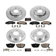 thumbnail image 3 of PowerStop Front and Rear Z23 Evolution Sport Carbon-Fiber Ceramic Brake Pad and Drilled & Slotted Rotor Kit Fits: KIA Select Models K5904, 3 of 10
