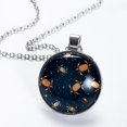 thumbnail image 2 of Constellation Elegant Women's Glass Circular Pendant Necklace - Stylish Necklaces for Women, 2 of 5