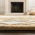thumbnail image 5 of SAFAVIEH Bellagio Zoja Floral Wool Area Rug, Ivory/Dark Beige, 5' x 8', 5 of 11