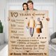 thumbnail image 1 of LHSHID Marry 10th Anniversary Fleece Throw Blankets Gift 10 Year Anniversary Wedding Valentine Gifts for Her Wife Husband Mom Dad Girlfriend 60"x80", 1 of 6