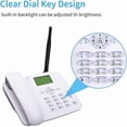 thumbnail image 5 of Home phone with 4G/5G SIM support; wireless GSM phone for home and office, 5 of 5