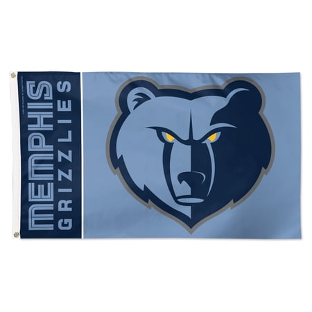 WinCraft Memphis Grizzlies 3 x 5 Single-Sided Inspired Block Deluxe Flag