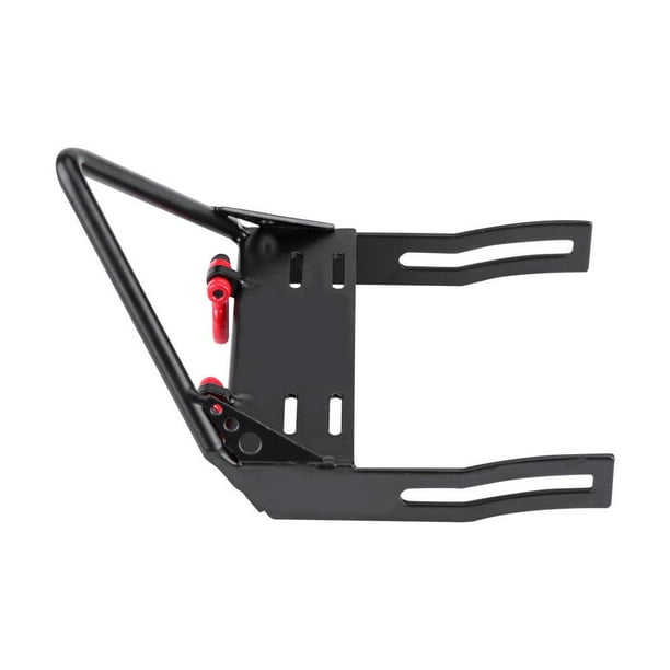 Tebru RC Bumper Winch Mount, Front Bumper Winch,RC Crawler Steel Front