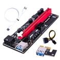thumbnail image 1 of serony PCI-E Adapter Board USB 3.0 1X to 16X GPU Extender LED Light Card Portable Mini Video Computer Desktop PC Spare White USB Cable, 1 of 8