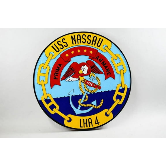 USS Nassau LHA-4 Plaque