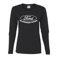 thumbnail image 2 of Wild Bobby, Ford Motors an American Classic, Cars and Trucks, Women Graphic Long Sleeve Tee, Black, Small, 2 of 4