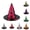 Black, variant on Xuety Witch Hat Silk Bow Halloween Witch Hat Halloween Supply Halloween Decorations Outdoor Party Accessories