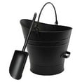 thumbnail image 2 of Minuteman C-65MC Coal Hod - Pellet Bucket with Scoop - Powder Coated Black, 2 of 2