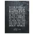 thumbnail image 1 of Acts 2:38 Repent And Be Baptized Gift of the Holy Spirit Christian Bible Verse Quote Scripture Typography Large Wall Art Poster Print Thick Paper 18X24 Inch, 1 of 5