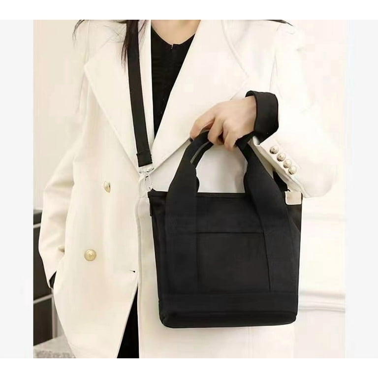 BAUAY Women's Canvas Shoulder Bag, Large Handbag, Nylon Tote