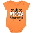 thumbnail image 3 of Baby Boys 3 Piece Wicked Handsome Layette Set Halloween Outfit (6M, Orange), 3 of 5