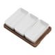 thumbnail image 1 of Bandeja Para Servir Aperitivos, Platos Para Servir Aperitivos En Segmentos De Café, Prácticos Extraíbles Con Paletas De Bambú Para Galletas ANGGREK Otros, 1 of 8