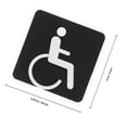 thumbnail image 2 of unbranded Adhesivo Decorativo Señal De Accesible Para De Ideal Para Puertas En Espacios Públicos, 2 of 8