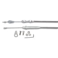 thumbnail image 4 of Lokar Performance Auto Trans Kickdown Cable KD-2700HT Hi-Tech; For Use With 700R4 Transmission; Stainless Steel Housing, 4 of 5