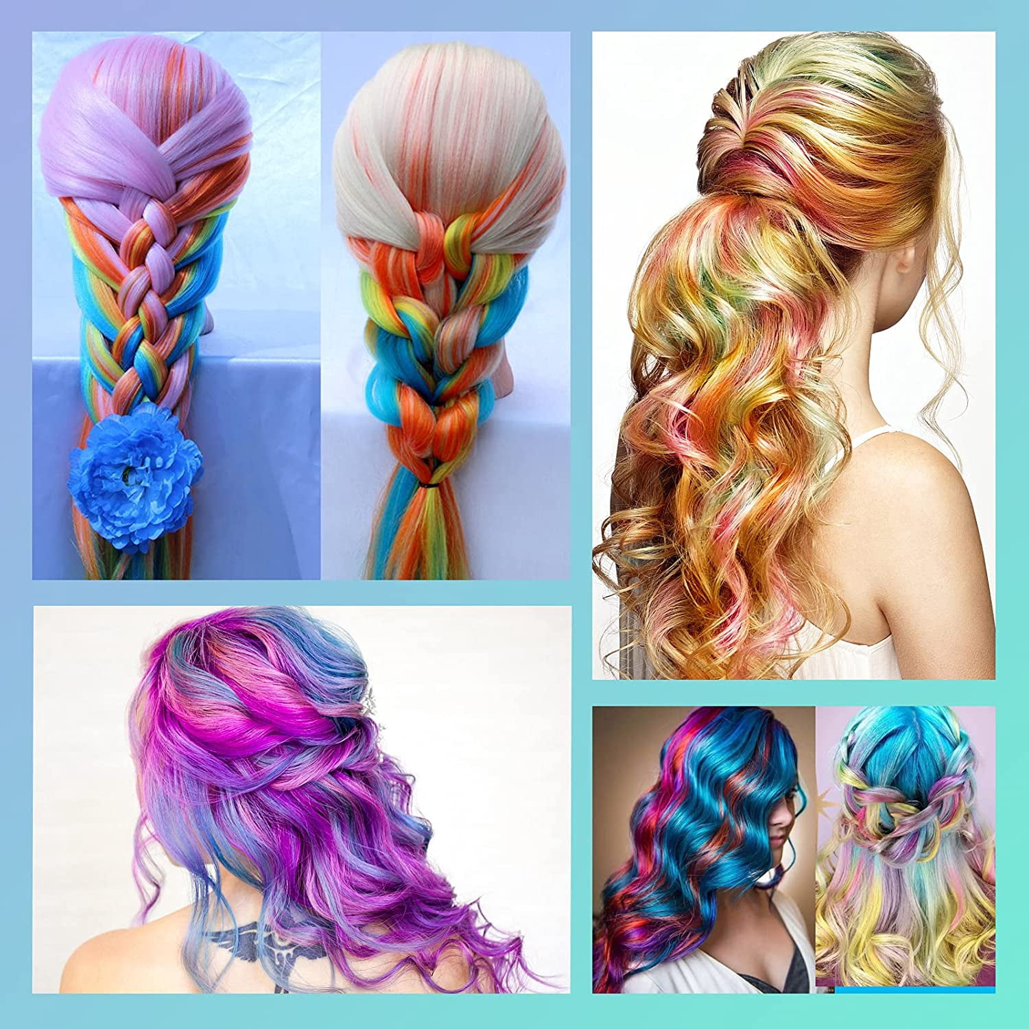 Pince Clip Colorante Temporaire - 6 Couleurs Au Choix - Fun Et Pratique - Neuf