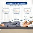 thumbnail image 5 of Hawsaiy 3 Inch Memory Foam Mattress Topper,Gel-Infused Cooling Bed Topper,Pressure Relief,CertiPUR-US Certified,California King, 5 of 9