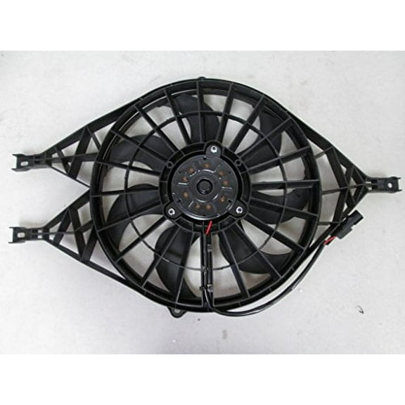 Dual Radiator and Condenser Fan Assembly - Pacific Best Inc. Fit/For CH3115119 97-04 Dodge Dakota, 00-02 Durango