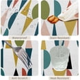 thumbnail image 4 of 60x84inches Mid Century Table Cloth Colorful Geometric Modern 1950s 1960s Abstract Art Fashion Tablecloth Spill Proof Easy Clean Rectangle Table Cover for Kitchen Dining Room Patio Home Decor, 4 of 7