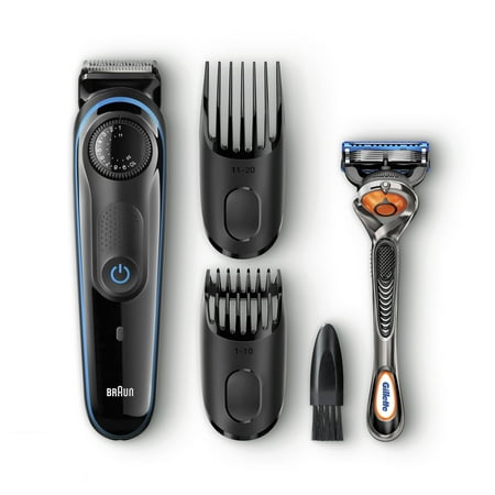 Braun BT3040 Men's Beard Trimmer/Hair Clipper, 39 Precision Length Settings for Ultimate Precision, Includes Fusion ProGlide (Best Beard Clippers 2019)